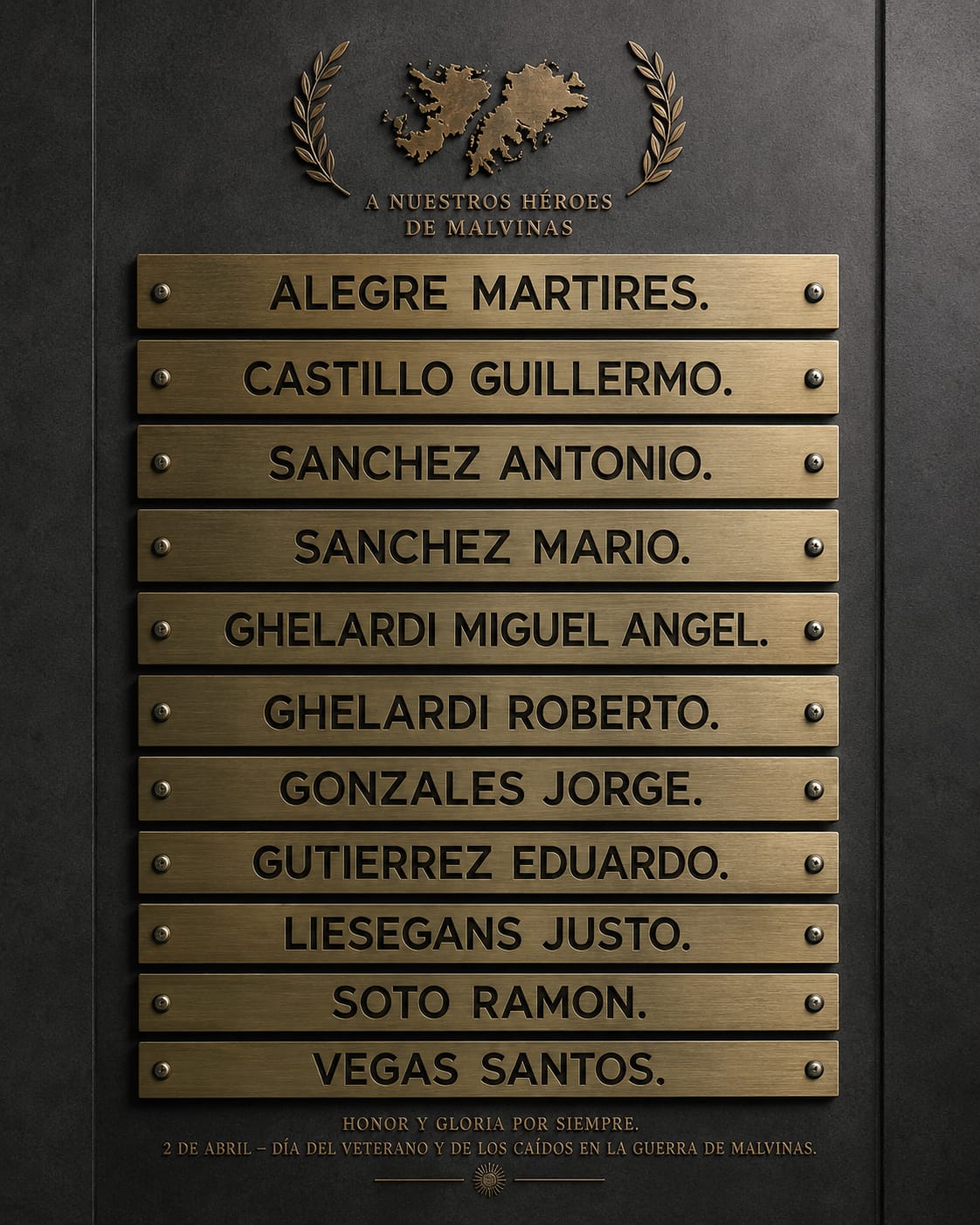 Placa homenaje